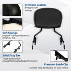 Passenger Backrest Sissy Bar + Docking Hardware Kit for Harley Road Glide (2014–2024)