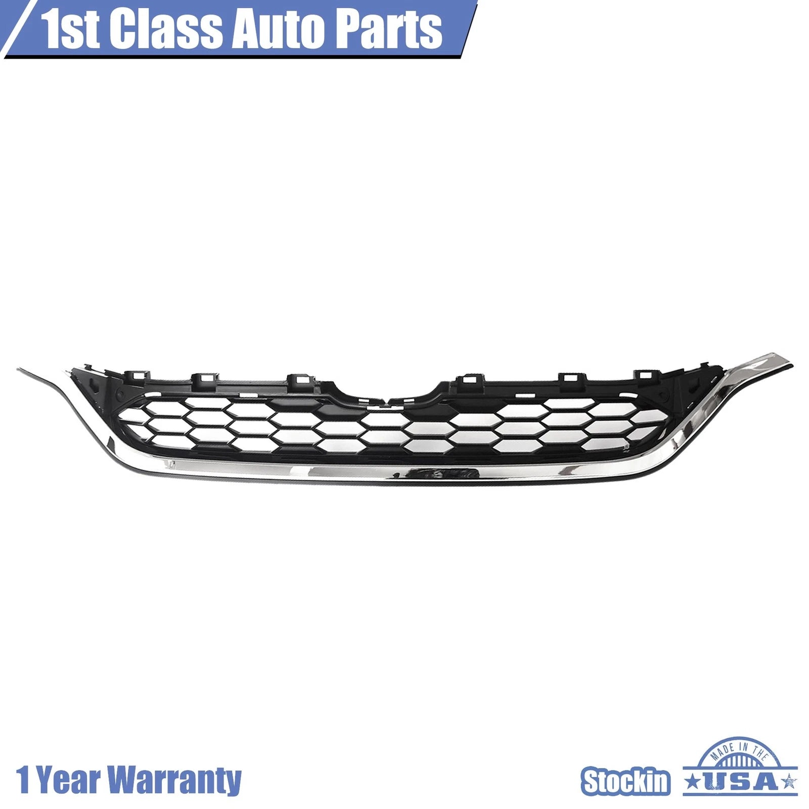 Chrome Mesh Bumper Grille for Honda CR-V (2015-2016)