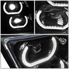 Dual LED Halo Projector Fog Light Lamp for Volvo VN VNL 300 400 740 860 (2003–2017)