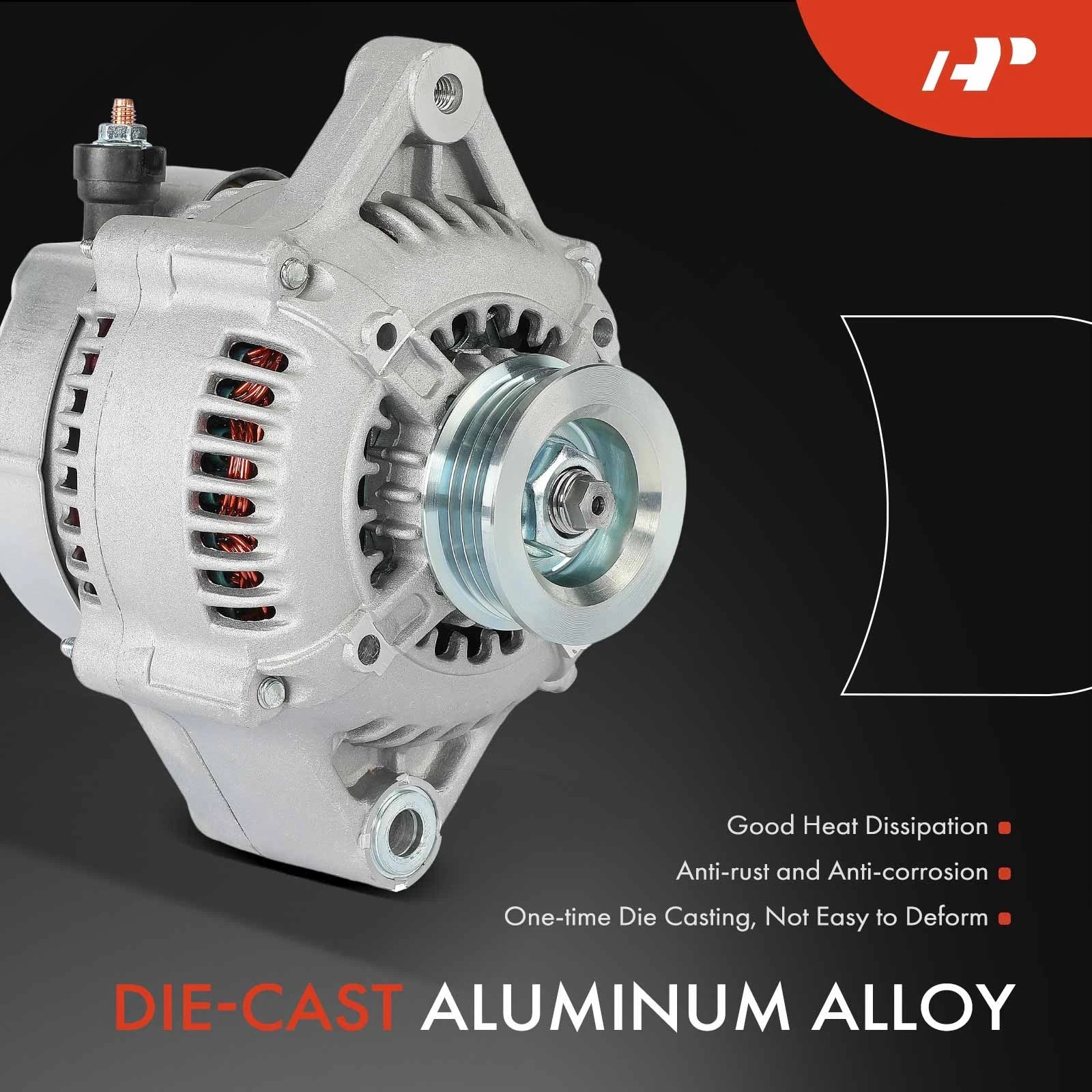 Alternator for Honda Civic, Civic del Sol (1992–1995) 1.5L 1.6L 70A CCW