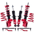 Coilovers Suspension Kit for Chevrolet Camaro (2010–2015) Shock Struts Adjustable Height Red