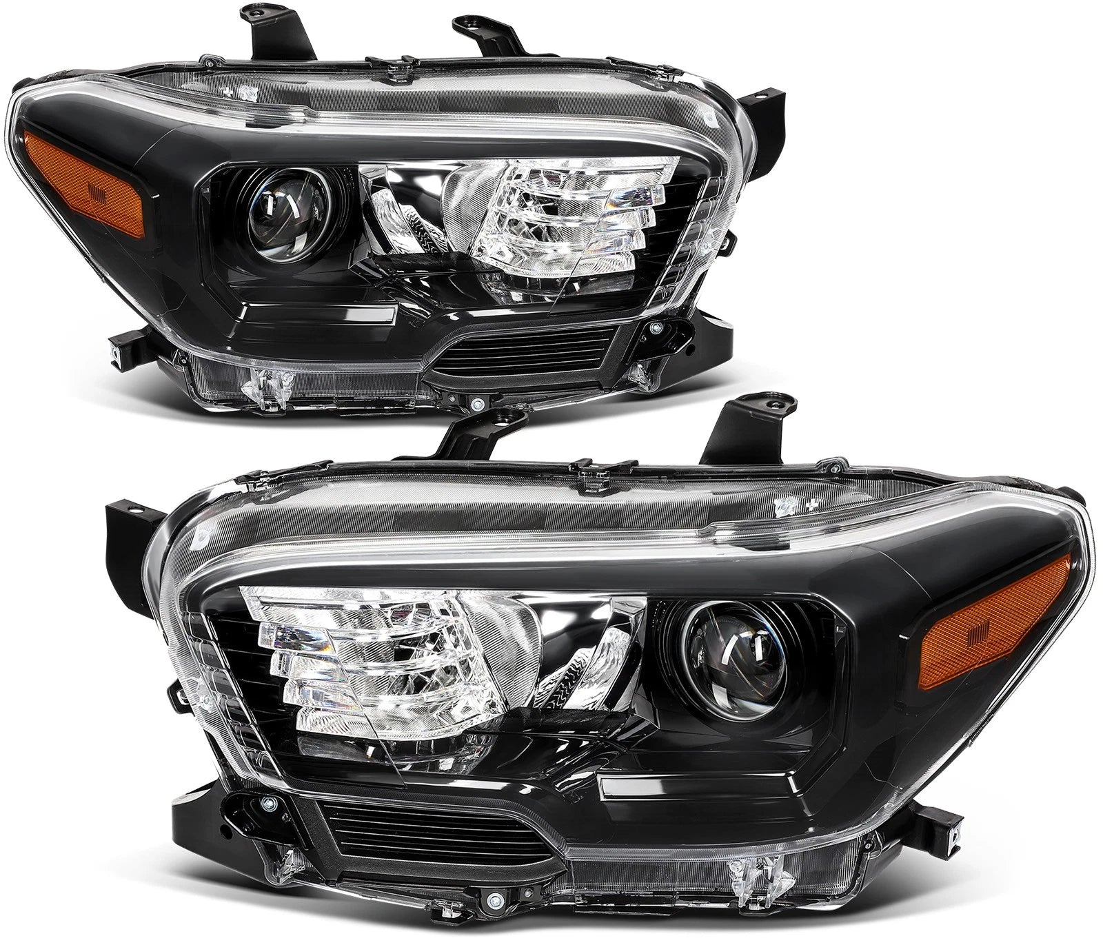 Halogen Headlights Assembly Front Pair for Toyota Tacoma (2016–2023)