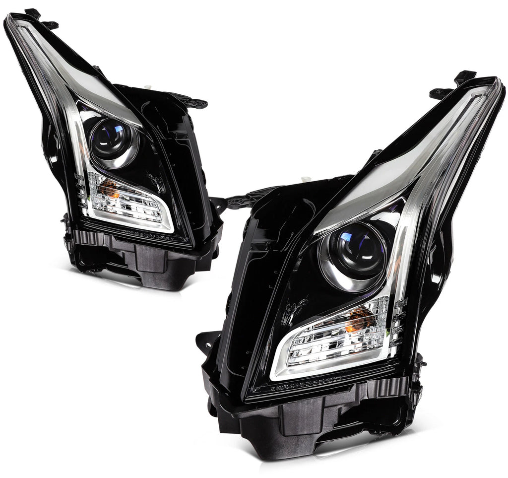 Pair LED Headlight Assembly for Cadillac ATS (2013–2018)