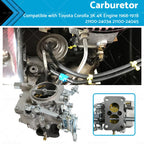 Carburetor for Toyota Corolla 3K 4K (1968–1978) 21100-24034, 21100-24035