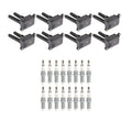 NGK 8 Ignition Coils & Ruthenium HX Spark Plugs for Dodge Charger RAM 2500 3500 (2011–2023)