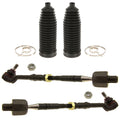 4pc Steering Tie Rod & Rack Pinion Bellows Kit for BMW X5 (2000–2006)