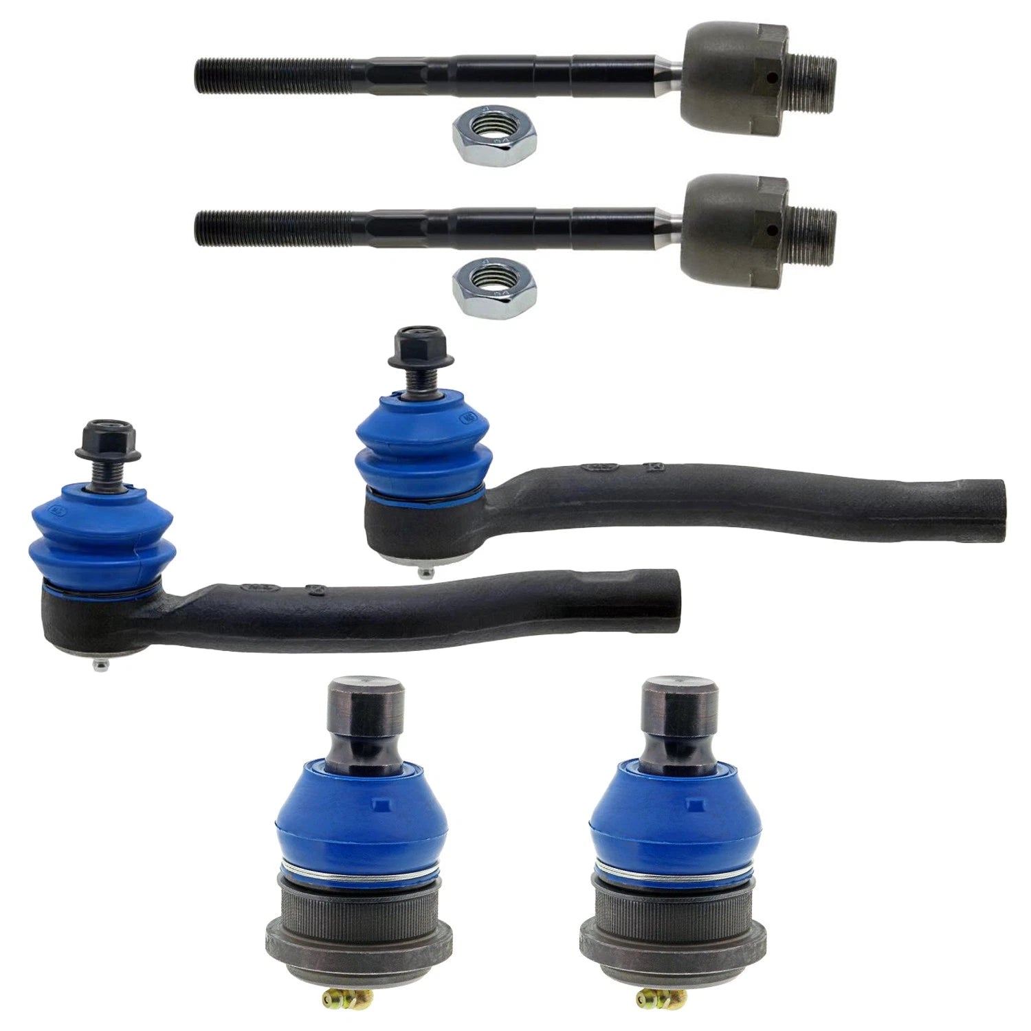 Mevotech Supreme Tie Rods & Lower Ball Joints Kit for CX-9 (2007–2015)