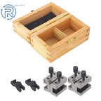 V Block & Clamp Set for Precision Machining (19/32" Accuracy)
