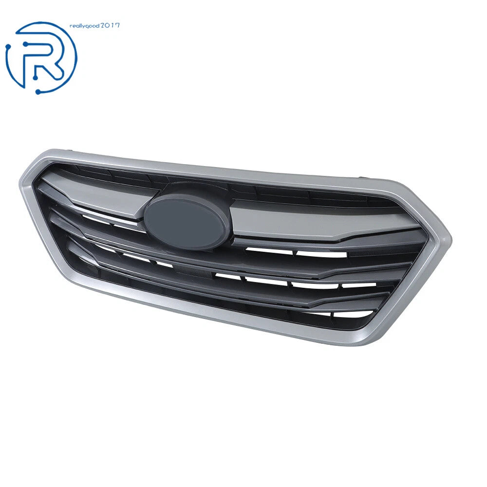 Grille for Subaru Legacy (2018-2019) Silver Painted Frame Charcoal Base