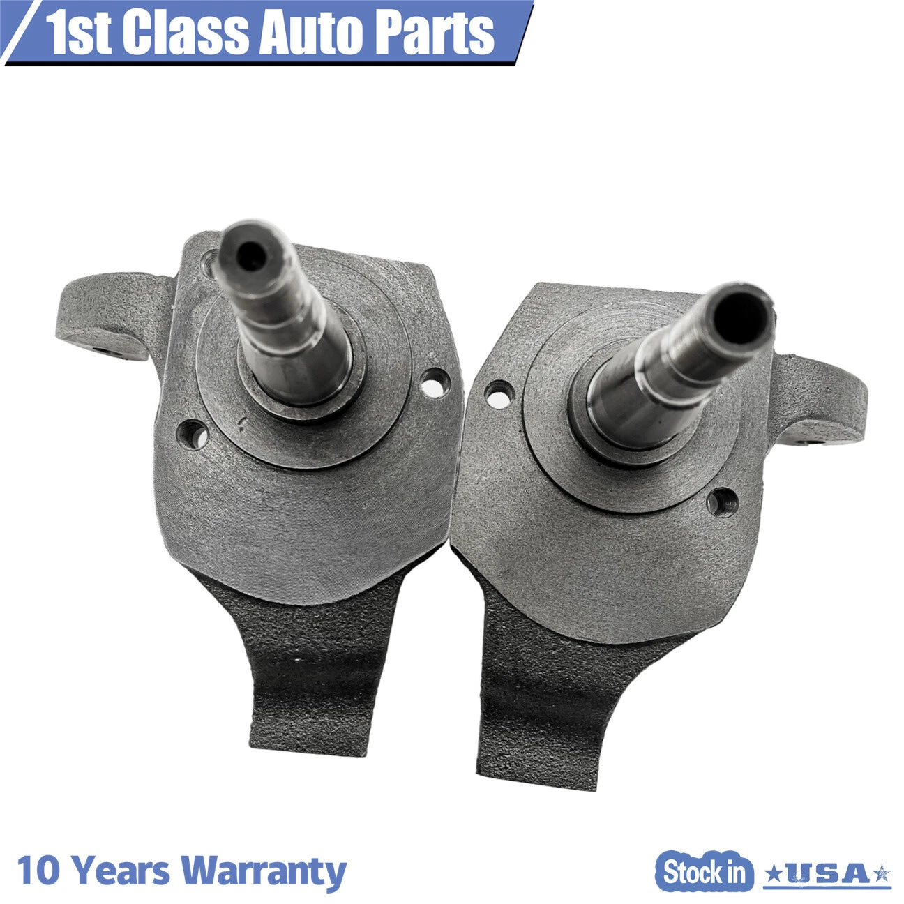 2X 2-1/2" Drop Spindles for VW Bug (1966–1976) - Ball Joint, Drum Brakes, 22-2859