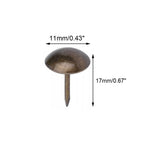 100pcs Antique Bronze Upholstery Nail Tacks for Furniture
