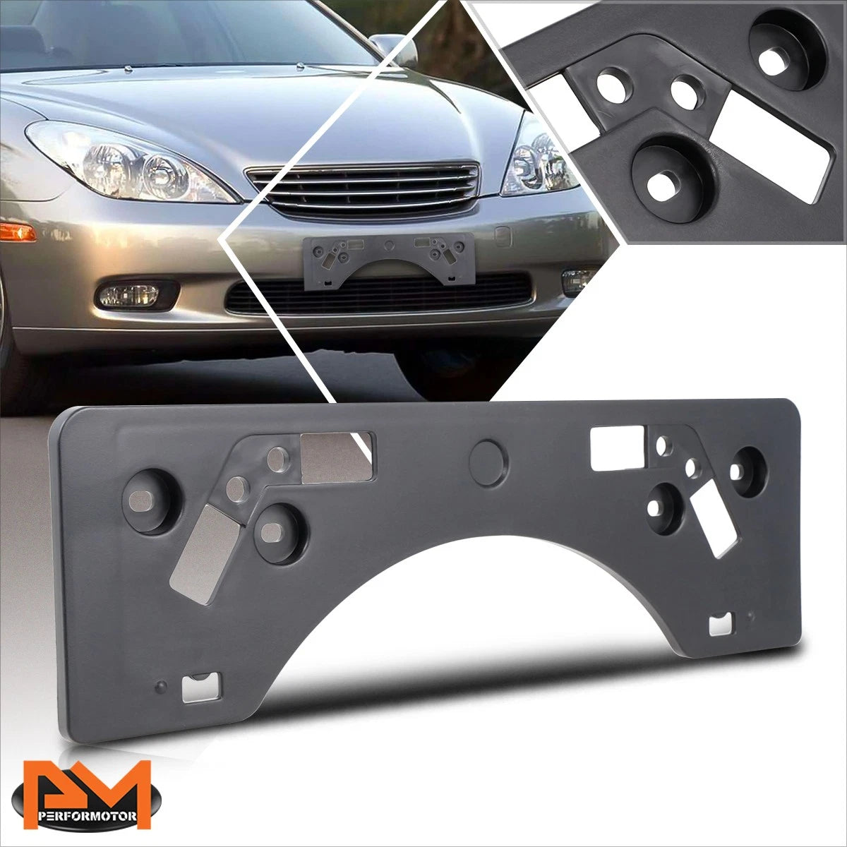 Front Bumper License Plate Mounting Bracket for Lexus ES300 ES330 (2002–2006)