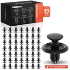 50Pcs Nylon Fender Apron Push Retainer Clips for Mitsubishi