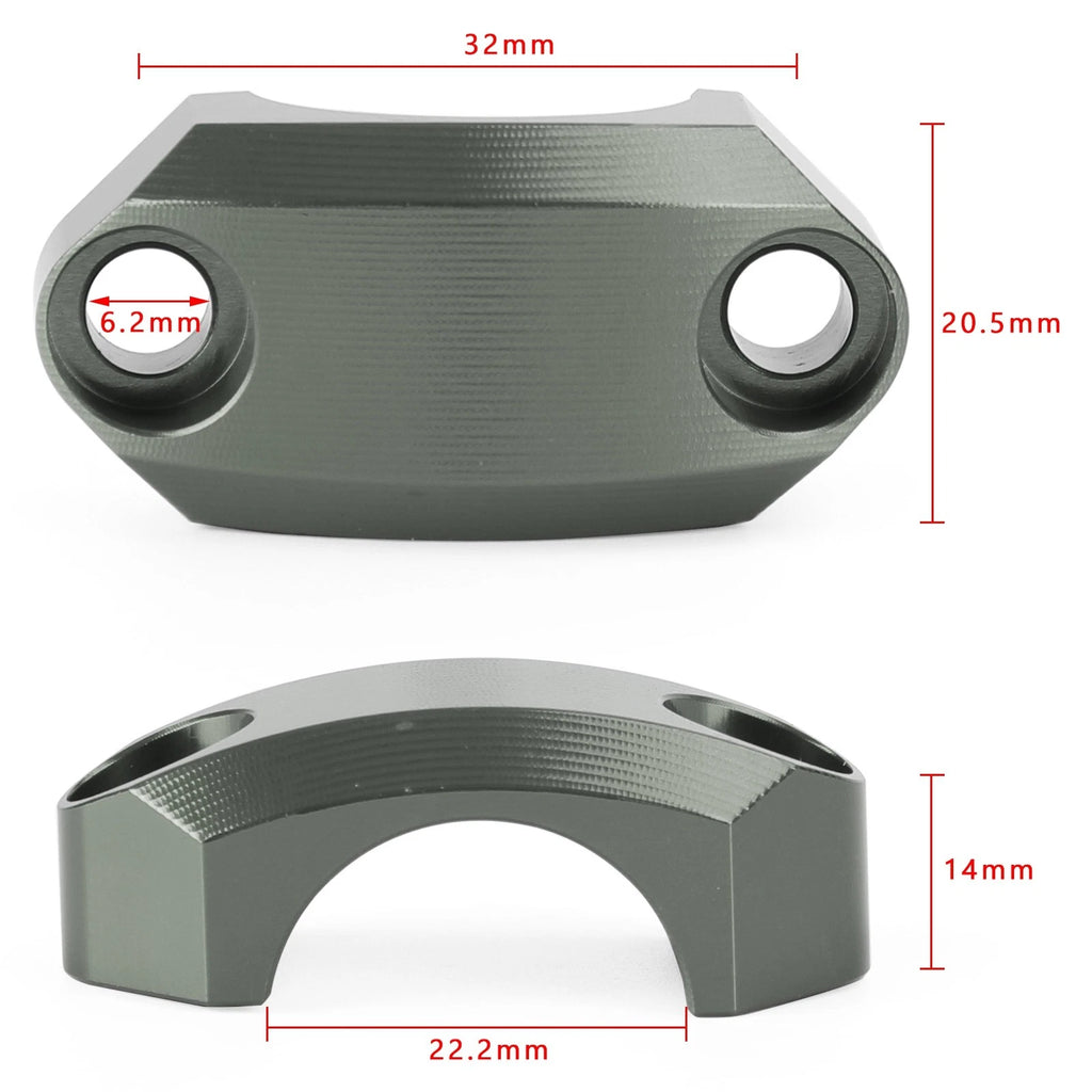 22mm Master Cylinder Perch Clamp Cover for Motocross MX Bike