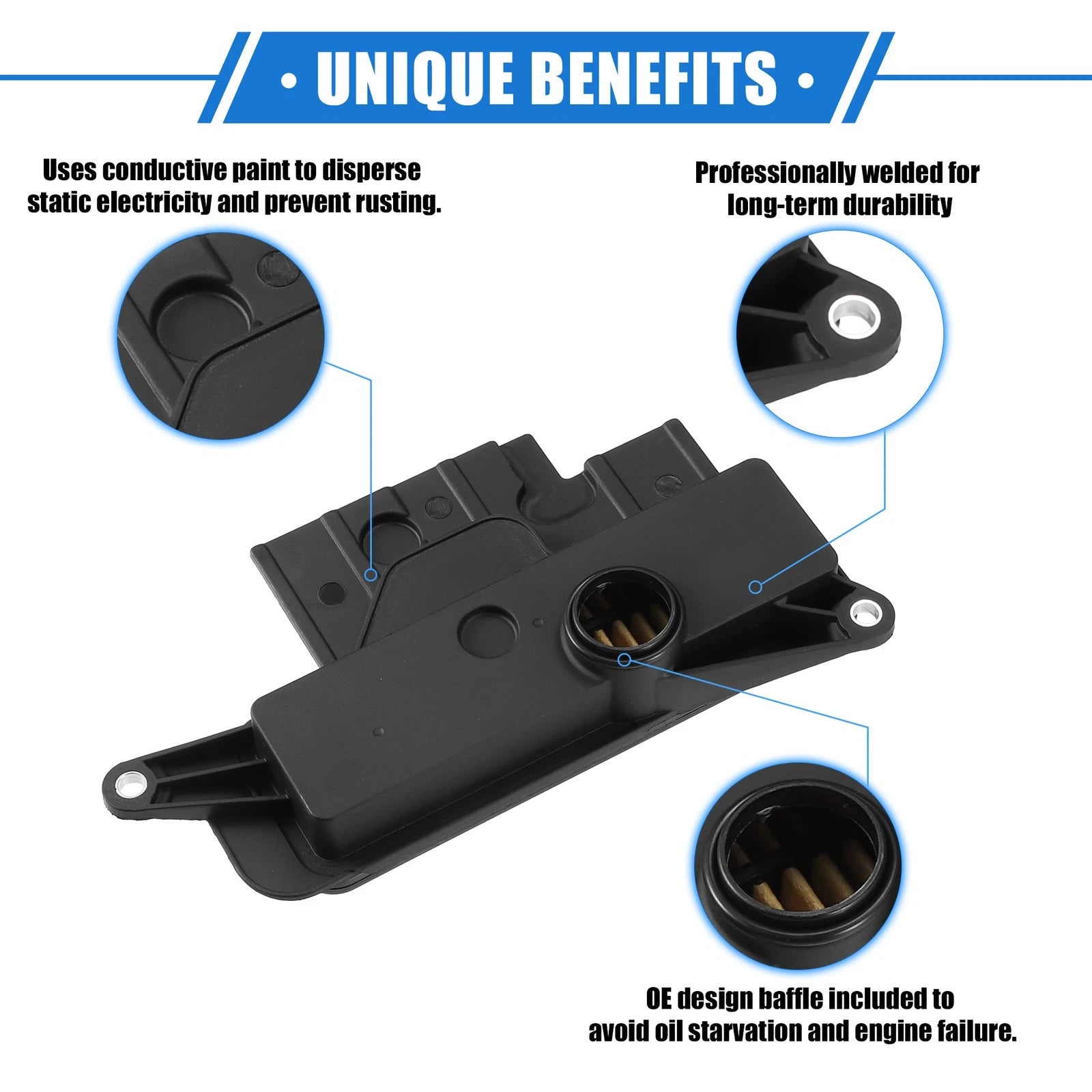 Transmission Filter Kit for Scion TC (2011–2016) - Plastic Black, Gasket