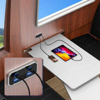 4-Port USB Charger Dual PD3.0 Quick Charge for RV Marine