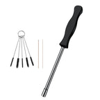 Set of 5 Jet Brushes with 4mm Hex Adjusting Tool for Comprehensive Maintenance
