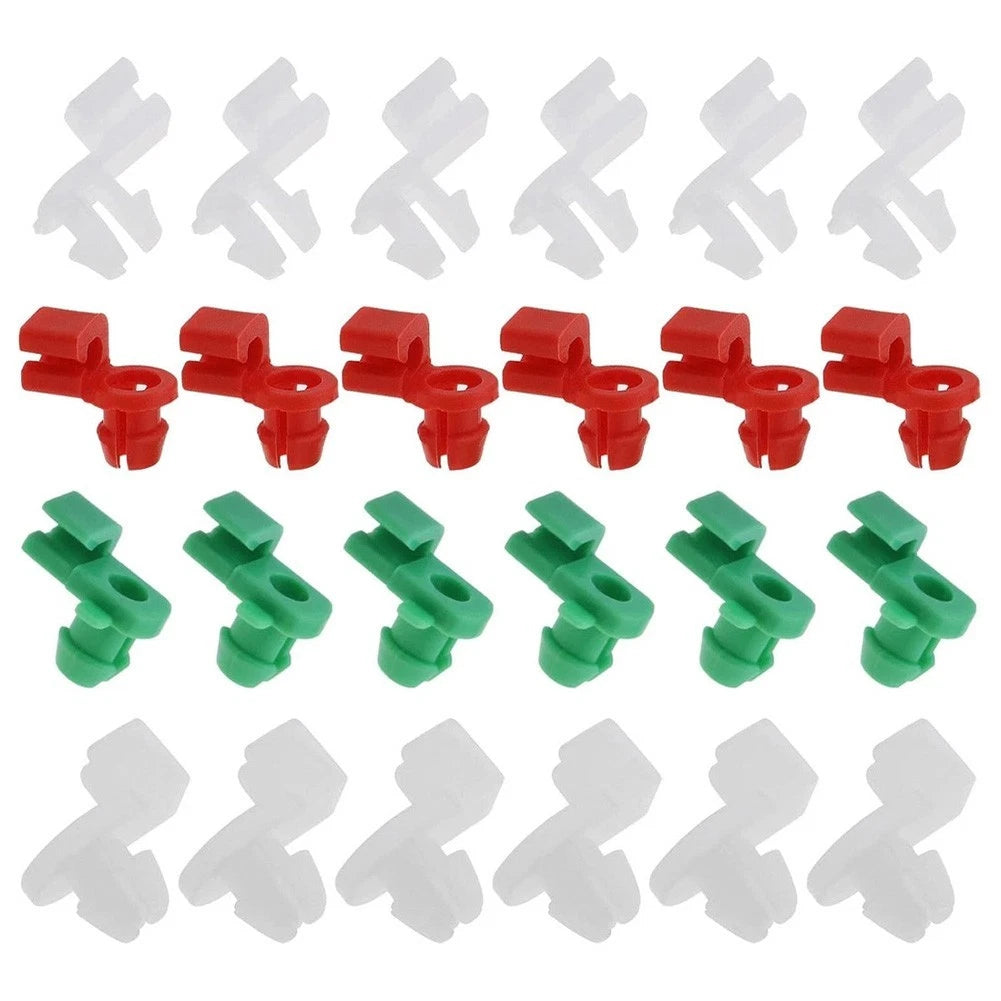 24 PCS Door Lock Rod Clips for Cars (Universal, 23mm Hole Size)