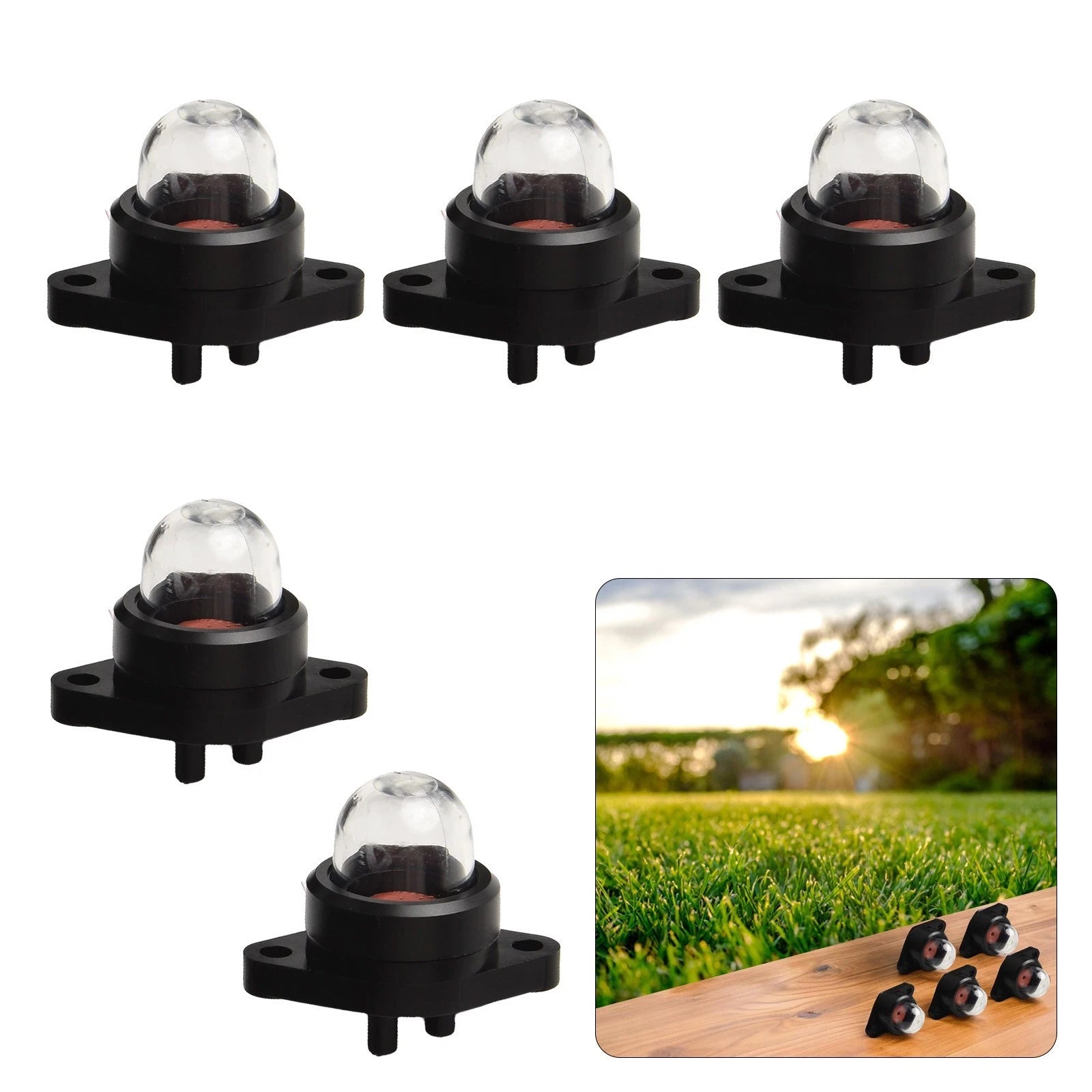 5 Pack Primer Bulbs for Chainsaws (Compatible with )