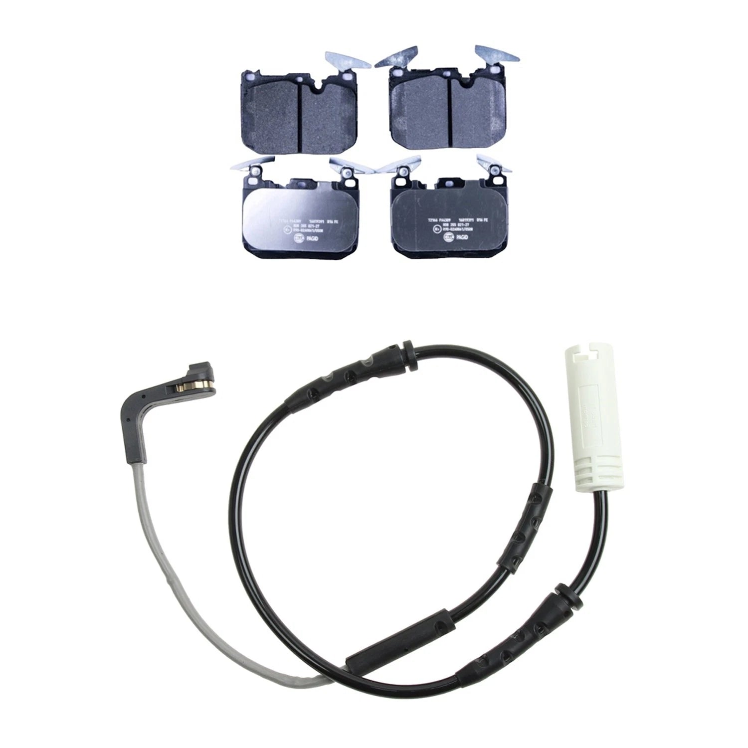 Hella Front Low-Met Disc Brake Pad w/Sensor for BMW E92 E93 F30 F31 328i