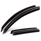 Set of 4 In-Channel Rain Guards for Toyota Tundra Crewmax (2007–2021)