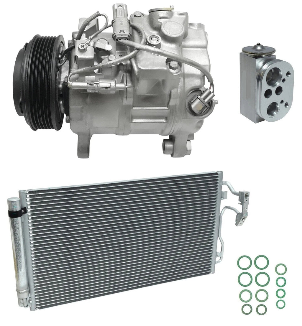 AC Compressor Kit With Condenser for BMW 428i Gran Coupe 2.0L (2016–2016)