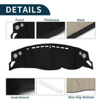 Dashboard Cover Mat for Toyota 86 (ZN6) (2012) Sun Protector Black