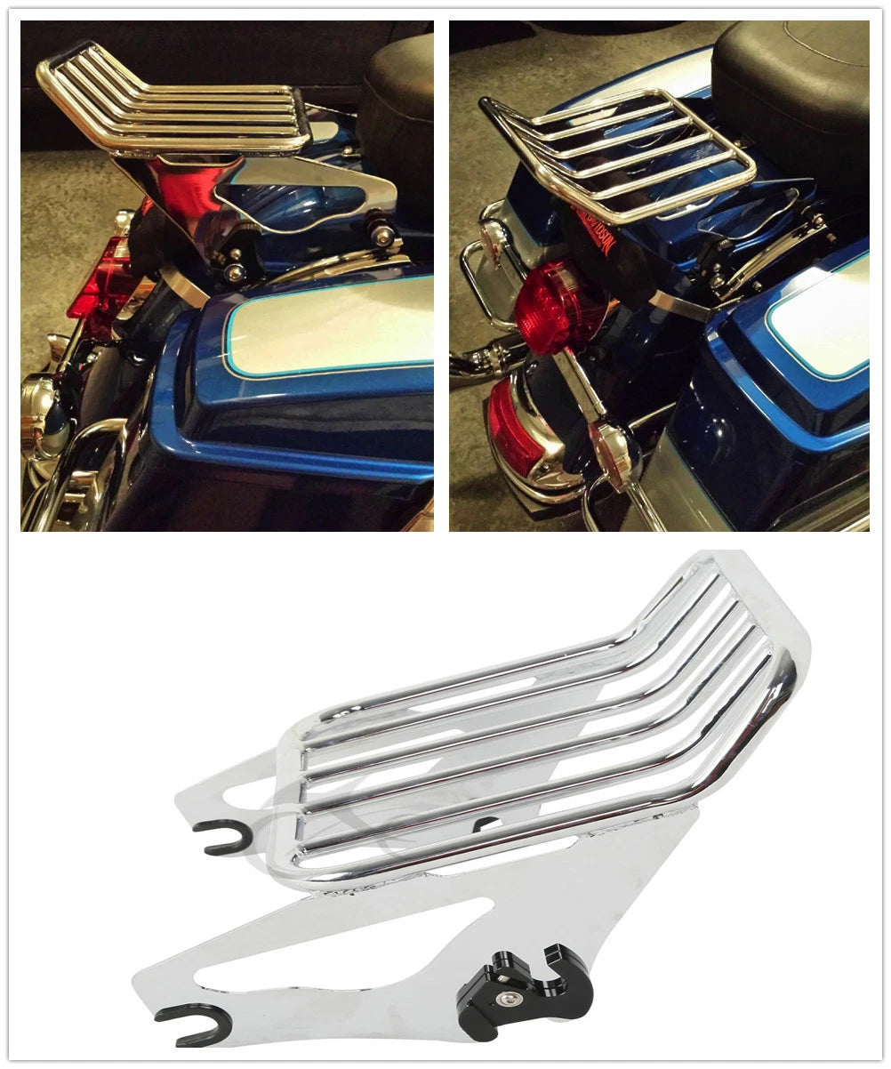 2X Luggage Rack Rails for Harley Davidson Touring (2009–2022)