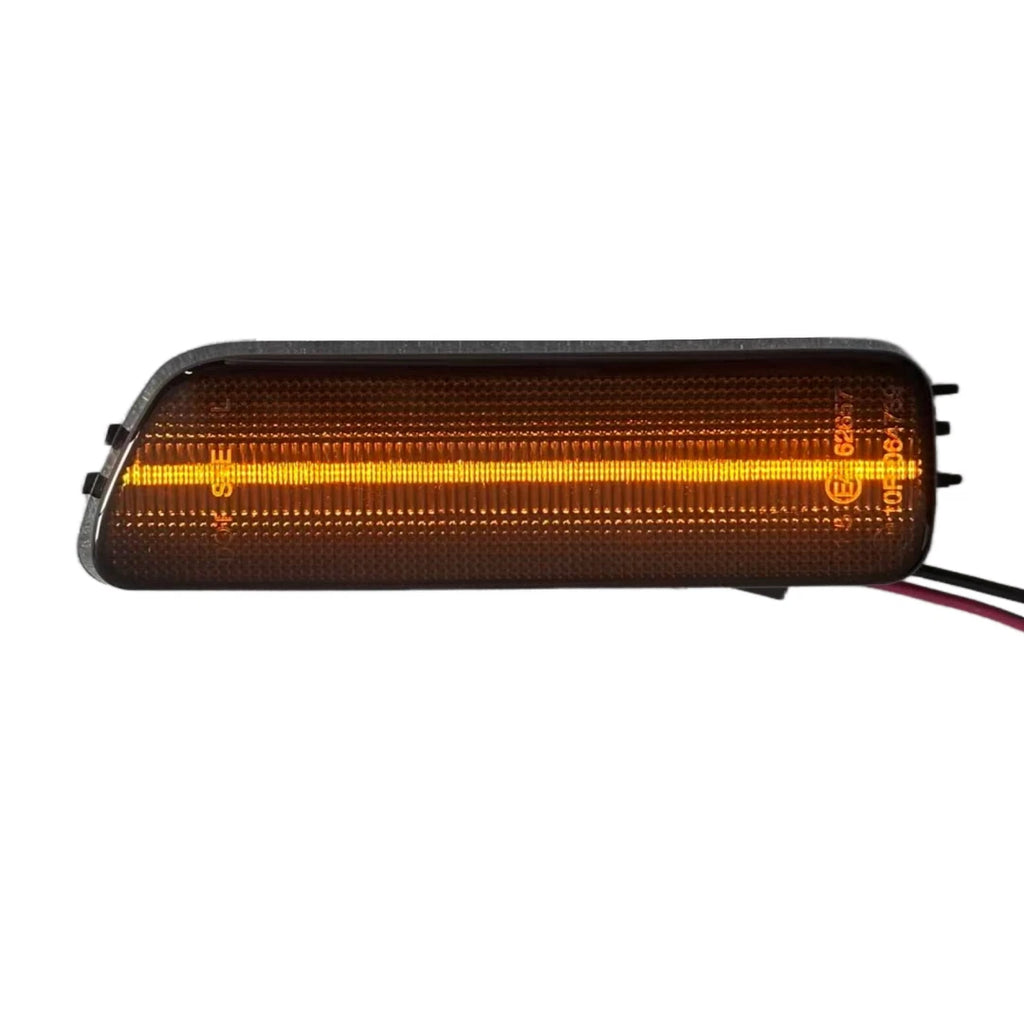 2X Smoke Amber LED Side Marker Lamps for VW Golf Jetta R32 MK4 Cabrio (1999–2006)