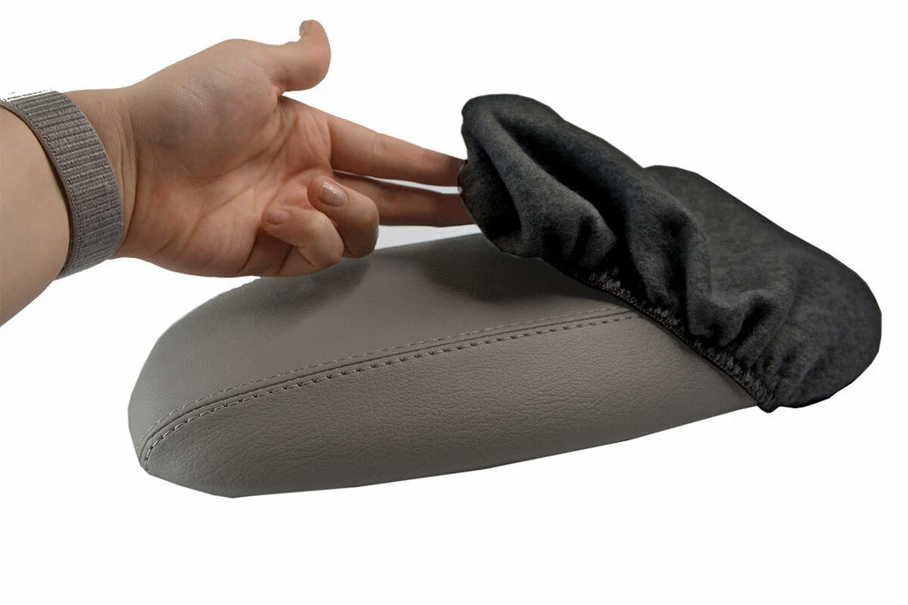 Fleece Console Lid Armrest Cover for Ford Mustang (1994–2004) Black