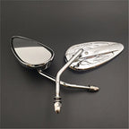 Chrome Flame Furious Mirror for Harley Sportster Dyna Touring Softail