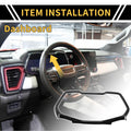 Dashboard Meter Panel Frame Cover for Chevy Colorado (2023–2024) Carbon Fiber