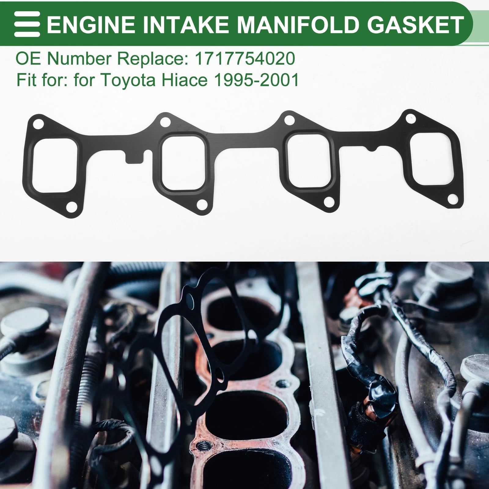 Engine Intake Manifold Gasket for Toyota Hiace (1995–2001) No. 1717754020