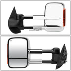 Set of 2 LED Chrome Towing Side Mirrors for Silverado/Sierra (2007–2013)