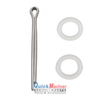 Lower Unit Seal Kit for OMC Cobra 4-CYL 3.0L V6 & V8 (320862, 305123)