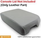 Center Console Armrest Cover for Toyota Sequoia (2008–2019) Gray Leather