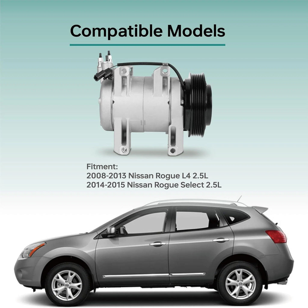 Air Conditioning Compressor for Nissan Rogue 2.5L (2008-2013)