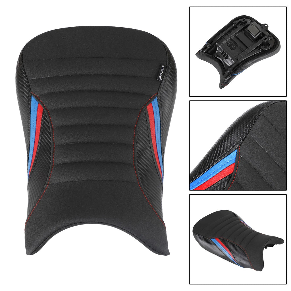 Front Driver Seat Cushion for BMW S1000RR (2019–2022) - Pu Blue
