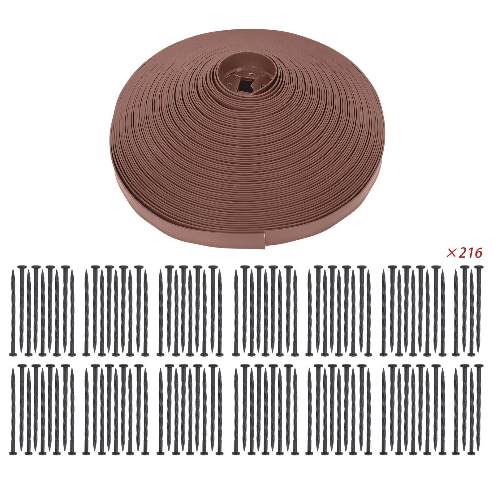 Garden Edge Lawn Grass Stone Isolation Strip for Landscape Design (2" High)