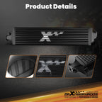 Bar & Plate Turbo Front Intercooler for Honda Civic 1.5L (2016–2017) Black