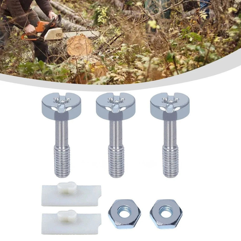 Chainsaw Screw Set for Chainsaw Repair (Tool-free Installation)