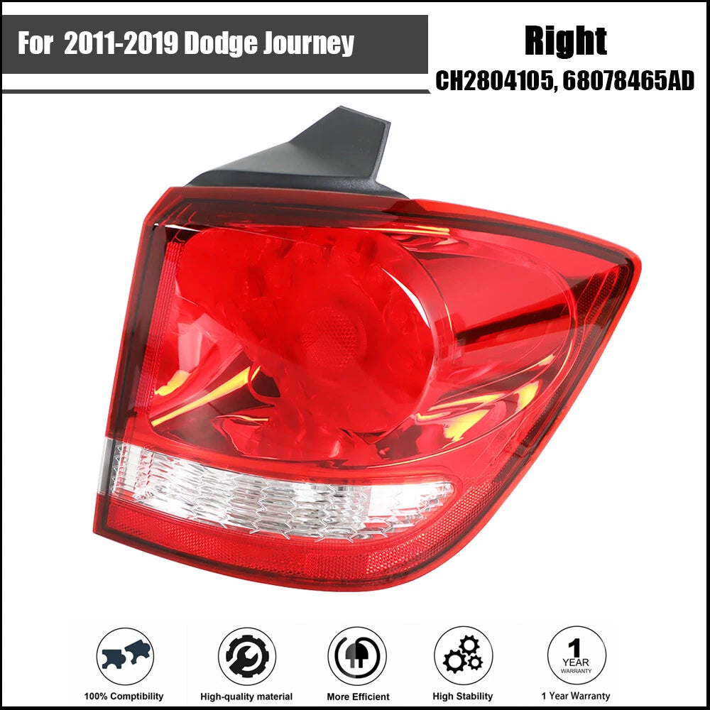 LED Tail Light Assembly for Dodge Journey (2011–2019) Right Passenger Rear