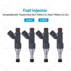 4X Fuel Injector for Toyota Hilux DLX TGN16, Hiace TRN201, TRH223 2.7