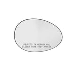 Mirror Glass for MINI Cooper (2007–2015) Passenger Side with Adhesive Plate