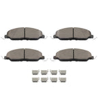 Front Ceramic Brake Pads with Hardware for Ford Mustang (2010–2012)