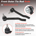 Set of 2 Outer Tie Rod Ends for Honda Passport Ridgeline Acura MDX