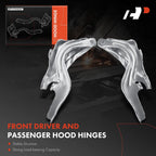 2X Front Hood Hinges for Kia Sportage (2011-2016)