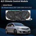 A/C Heater Climate Control Module Panel for Nissan Versa (2007–2011) No. 599216
