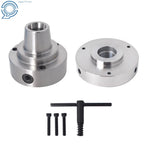 5C 5 Inch Collet Lathe Chuck Closer with Semi-Finished Adapter 1-1/2" x 8 Thread