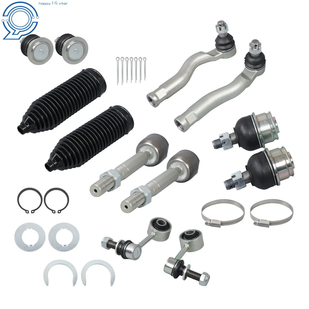 Set of 4 Ball Joints & Tie Rod Ends for Toyota Sequoia (2008–2019)